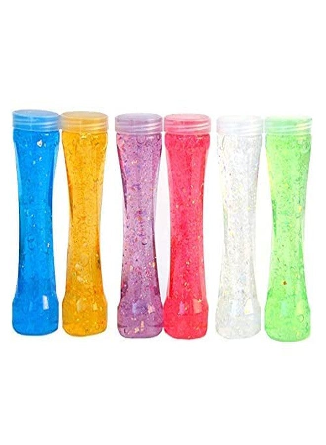 Atipriya Crystal Colorful Slime (Pack of 9), Sparkling Glittery Bottle Clay Jelly Slime Toy for Kids, Boys, Girls - Image 5